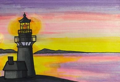 Lighthouse Card