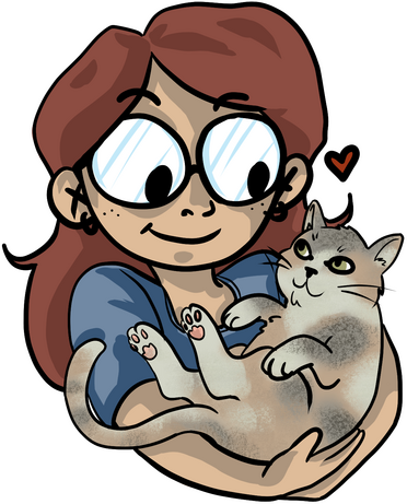 Melissa and her cat